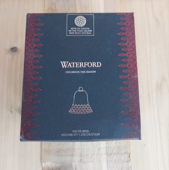 Waterford Silver Bell Ornament Collectible Christmas Decoration 2019 Annual - Picture 2 of 12